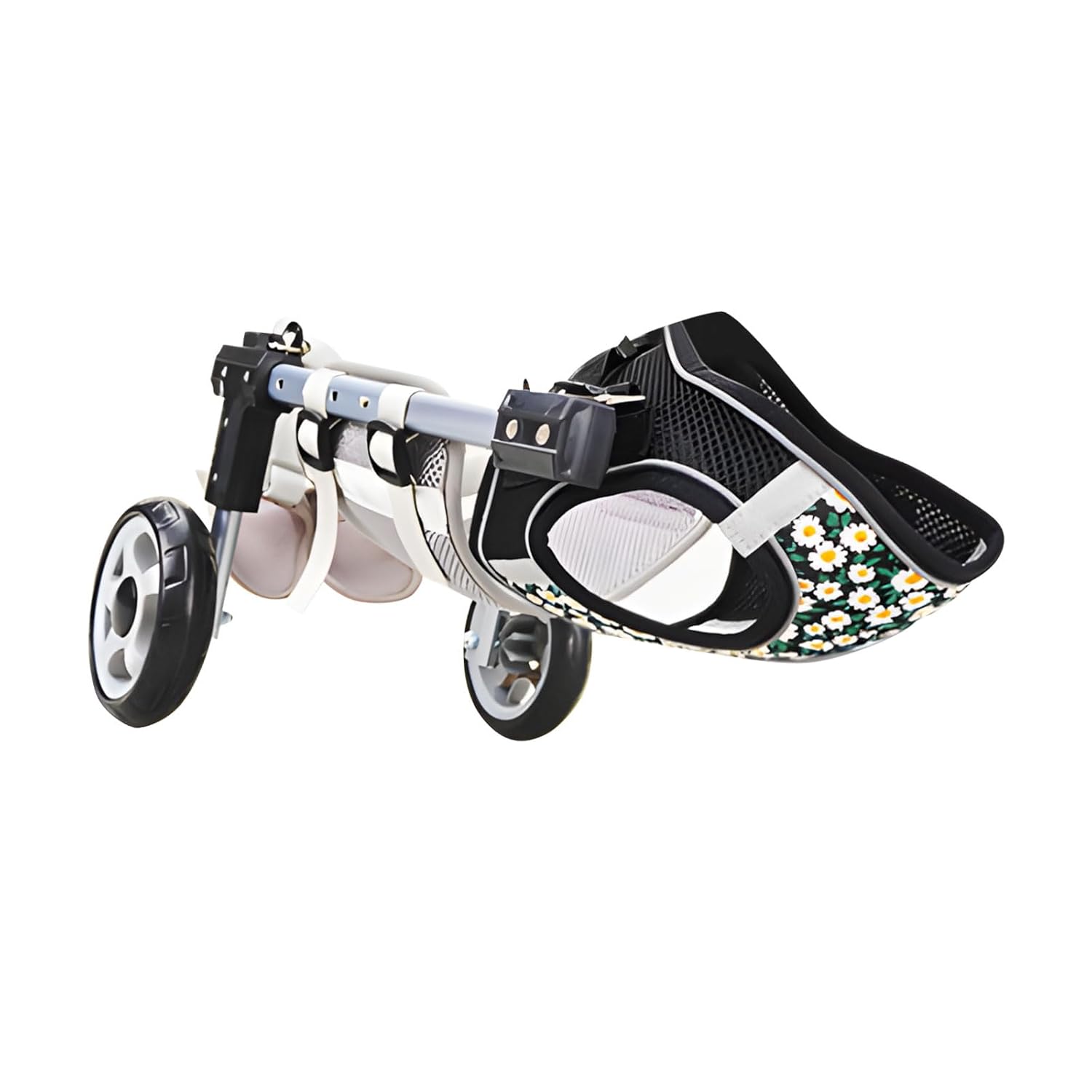 ordinarYone Adjustable Dog Two Wheel Wheelchair Mobility Aid Pet Leg Convenient For Disabled Pet