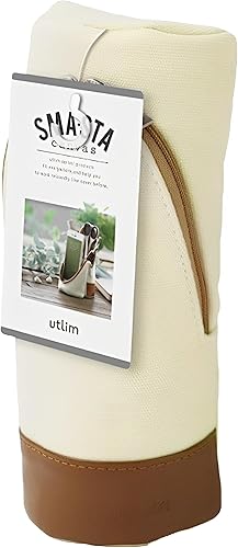 Sonic Estuche de lona para bolígrafo y bolígrafo, color blanco