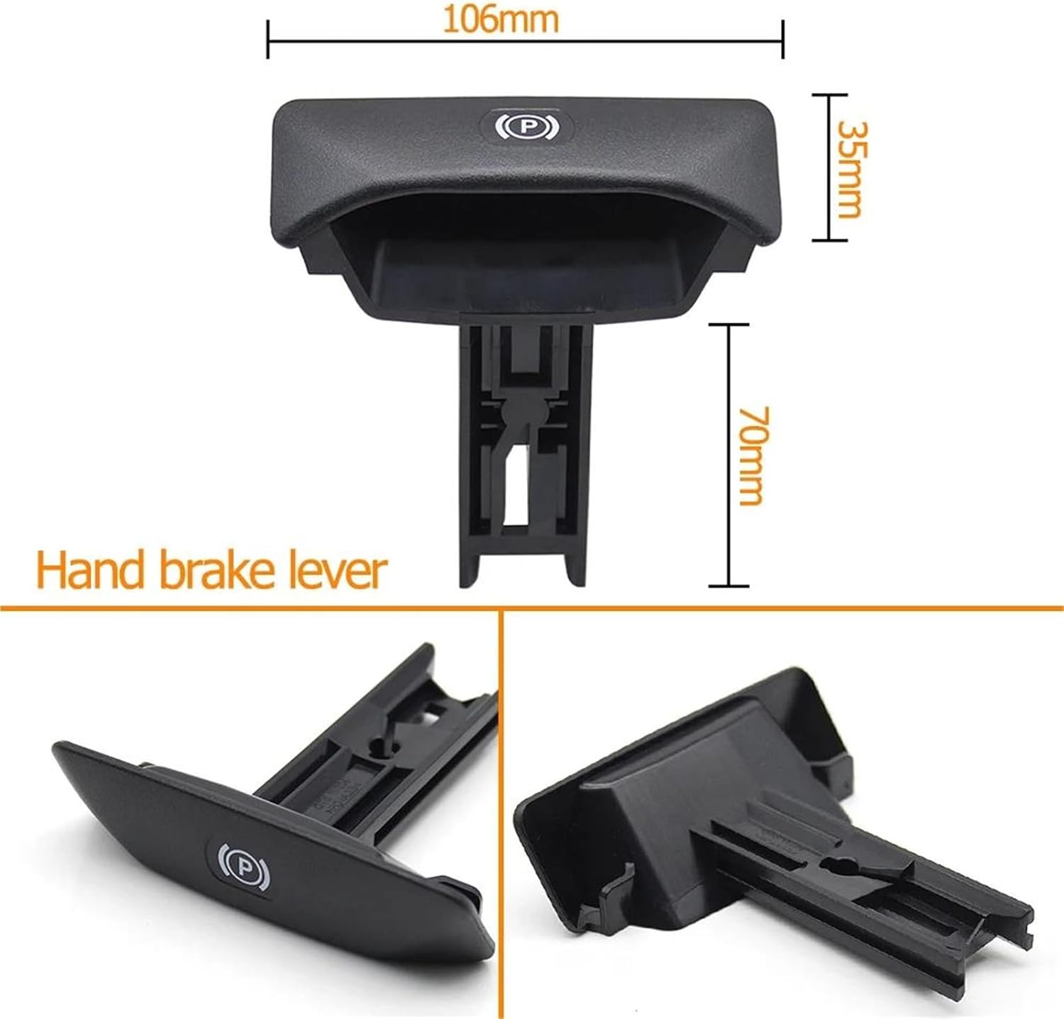 Electric Parking Brake Car HandBrake Parking Switch Hand Brake Lever for Mercedes for Benz C E GLK CLS Class W204 W212 W207 W218 X204 2044270020 Parking Brake Actuator(Handbrake Lever)