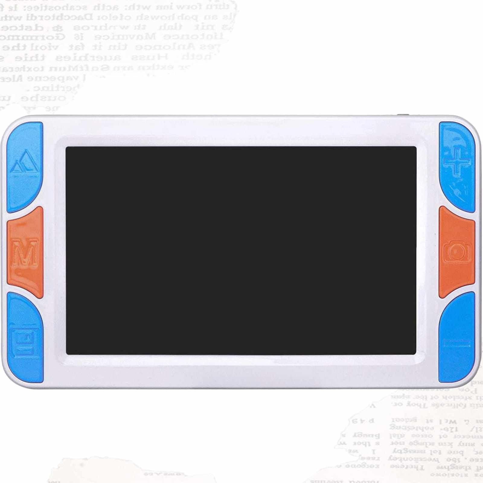 Sjyclaviger Portable Reading Aid 5.0 Inch, Digital Magnifying Glass Handheld Electronic Magnifier, Low Vision Aid, 2x-48x Zoom, For Visually Impaired Users 5IN
