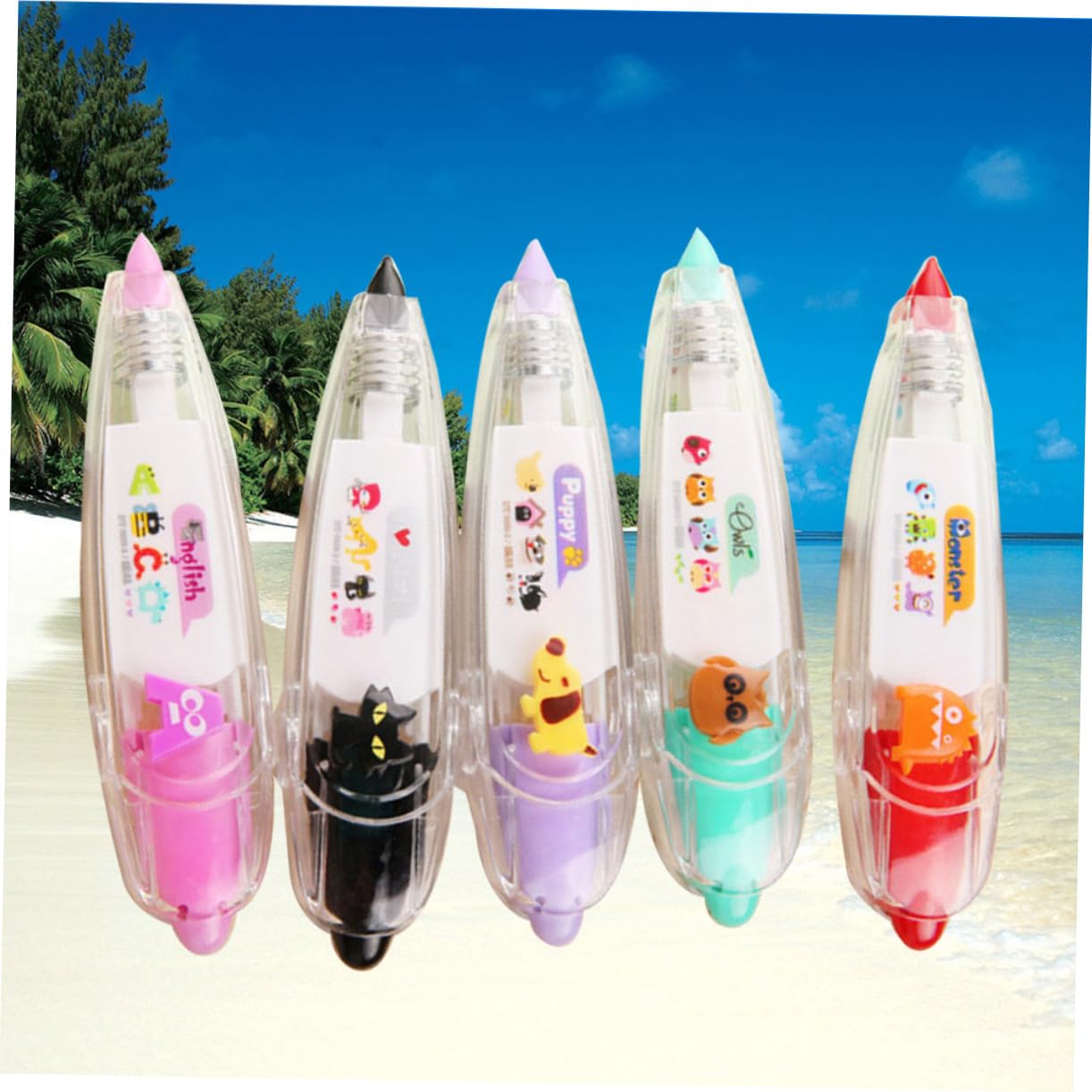 LALAFINA 15pezzi Nastro Decorativo Per Scrapbooking e Diario Nastro Adatto Per Scuola e Ufficio Colori Casuali
