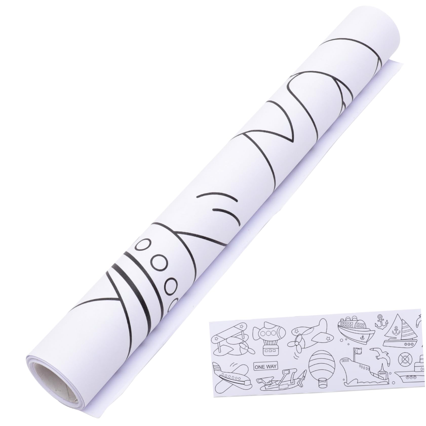 Gogogmee Drawing Paper Roll DIY Graffiti Art Paper for Reusable Wall Friendly Coloring Roll for Creative Play and Parent Activities Compatible with All Drawing Tools