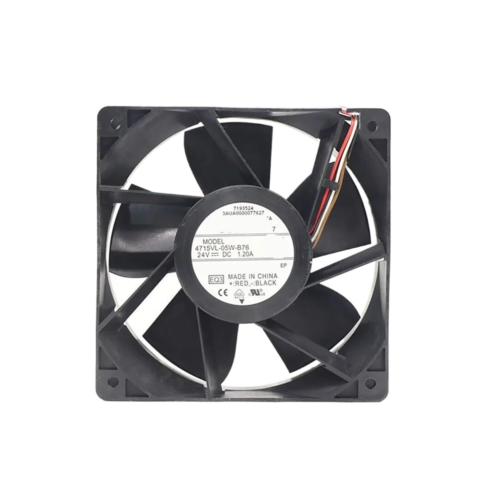 OKEWGHFL Chassis cooling fan 4715VL-05W-B76 DC24V 1.20A 120 * 120 * 38mm