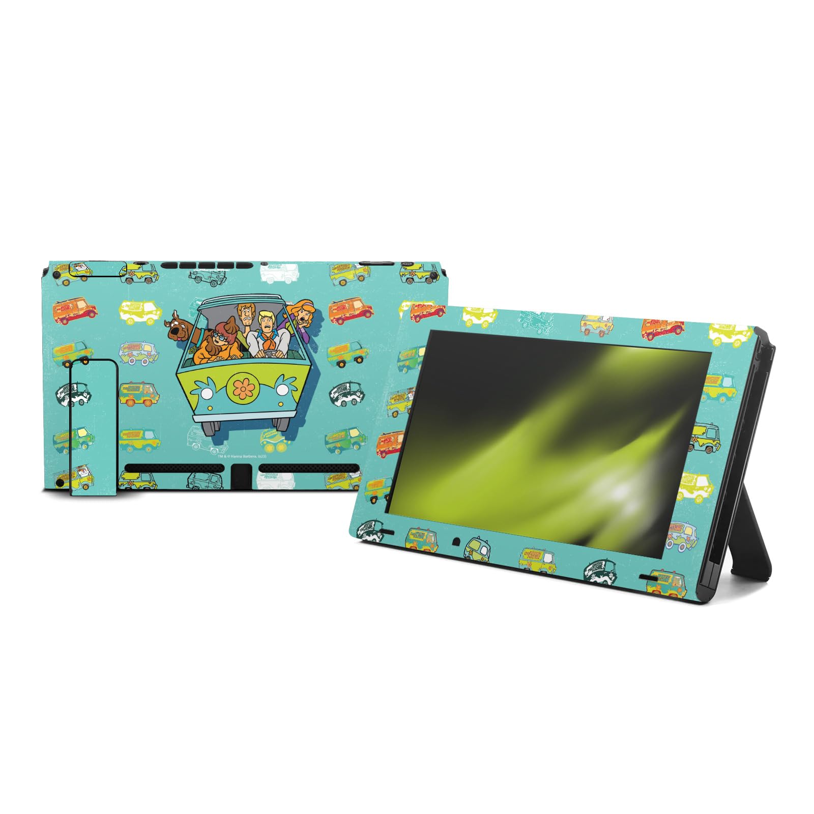 Head Case Designs sous Licence Officielle Scooby-Doo Mystery Inc. Graphismes Vinyle Autocollant De Jeu Peau Autocollant Compatible avec Nintendo Switch Console & Dock & Joy-Con Controller Bundle