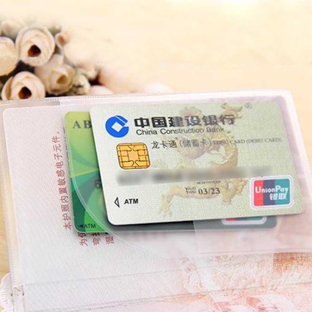 10 Custodie Per Passaporto In PVC Trasparente | Copertine Protettive Con Tasche Extra Per Documenti Di Viaggio, Biglietti E Carte Di Credito - 4