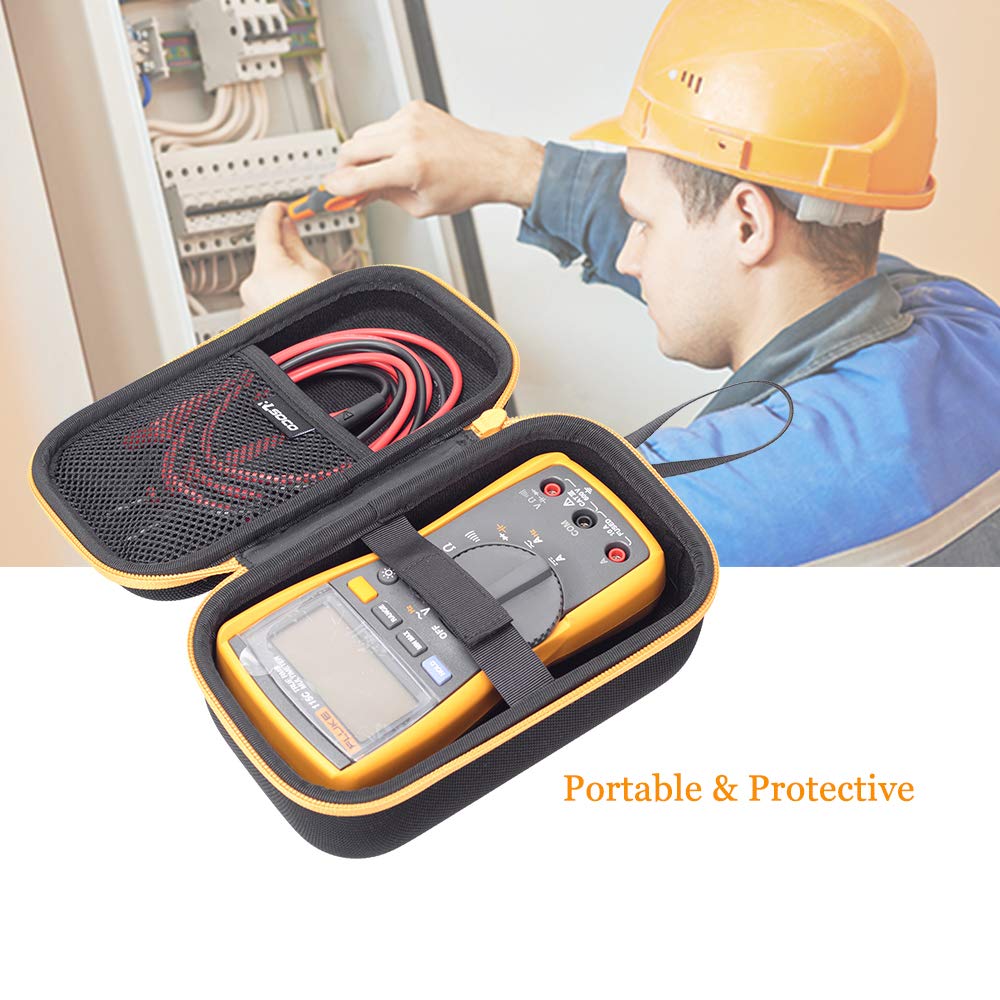 RLSOCO Twarde etui transportowe do multimetru elektronicznego Fluke 117/115/116/114/113