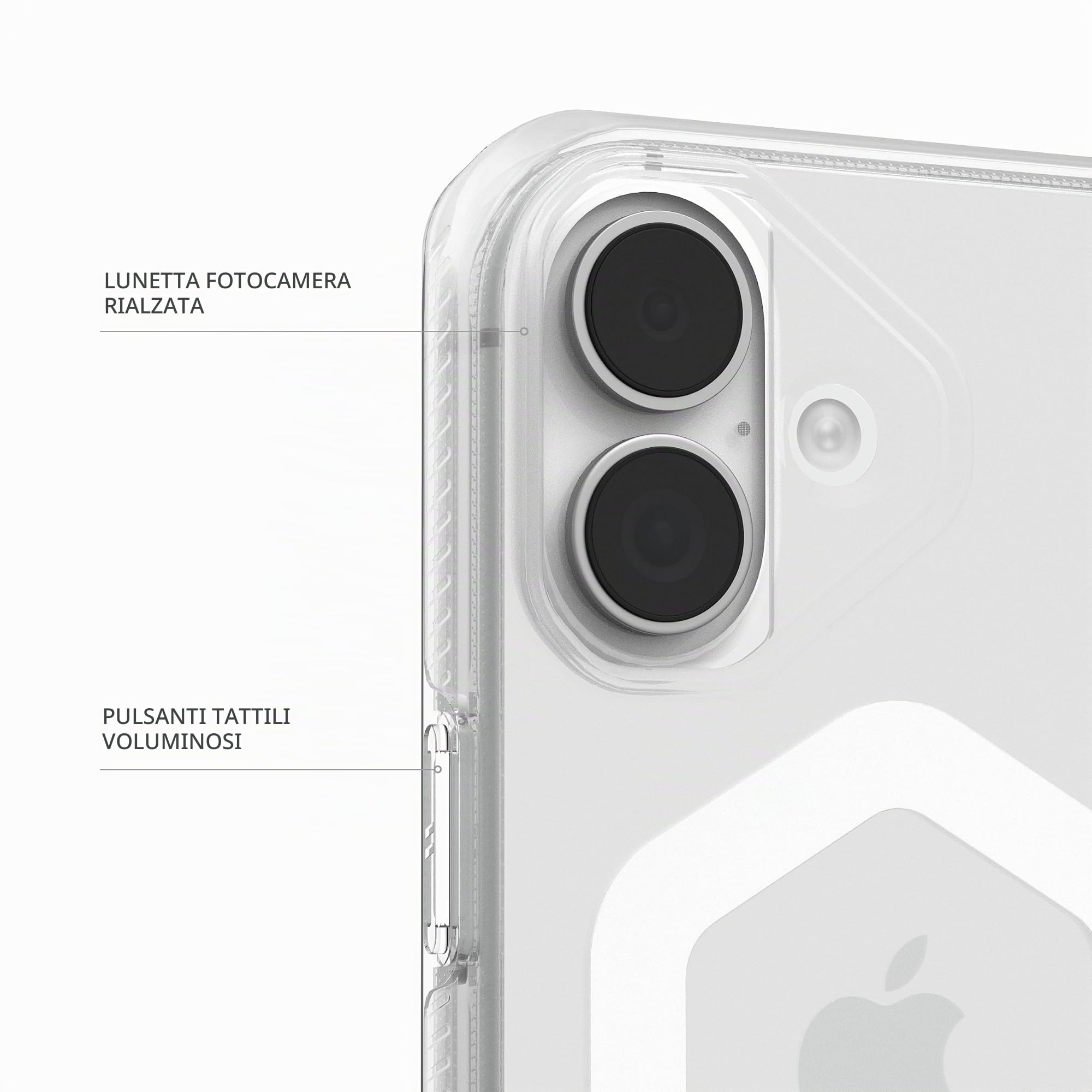 Urban Armor Gear Plyo MS Custodia iPhone 17 | Perfetta aderenza | Resistenza alle cadute di 4,8 m | Modulo magnetico | Bordi rialzati | Tutte le porte accessibili