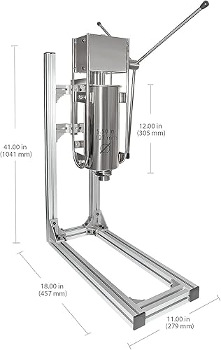 Miniatura 2 de Máquina Churro  Capacidad de 5L  Donuts español con soporte de trabajo  Acero inoxidable