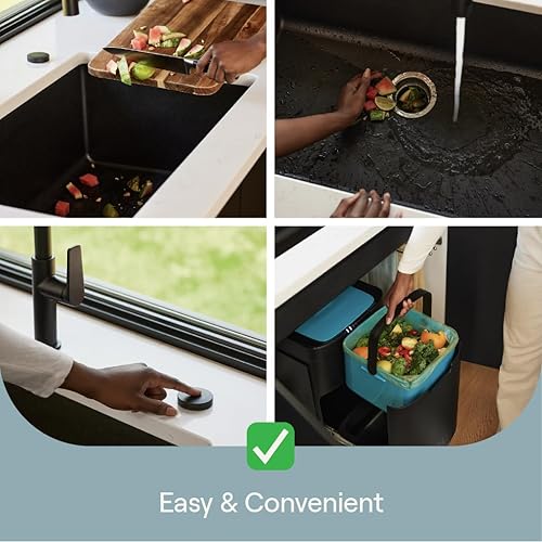 Miniatura 7 de Sepura  El primer triturador de basura de compostaje seguro para sépticos del mundo con alimentación continua, eliminación antiatascos y contenedor