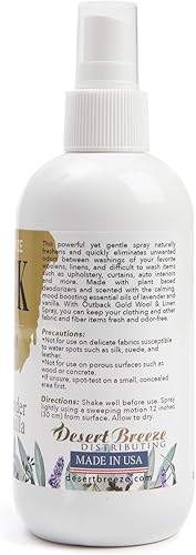 Miniatura 3 de Outback Gold Lana, lino, Spray refrescante de tela, perfumado con aceites esenciales de lavanda y vainilla