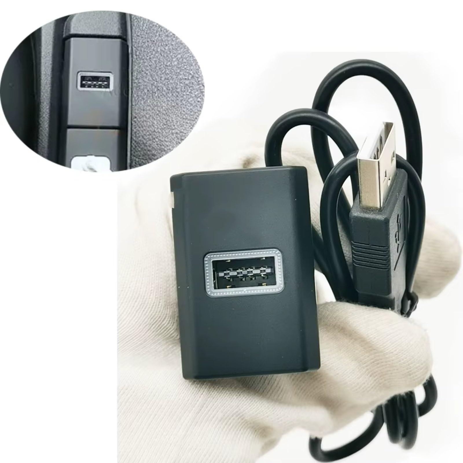 Toma USB Auxiliar Compatible Con Ford Para Transit 2017-2022 Accesorios Enchufe Adaptador Audio Para Coche Puerto USB Coche