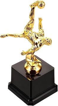 BESPORTBLE Football Trophy Desktop Award Trophy Small Trophy Cup Award Trophy Ornament Soccer Athlete Trophy Football Competition Prize Trophy for Soccer Football Match Trophy Desktop Decor