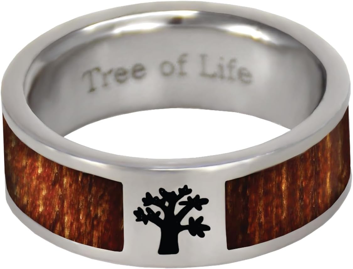 Tree of Life Stainless Steel Ring for Men