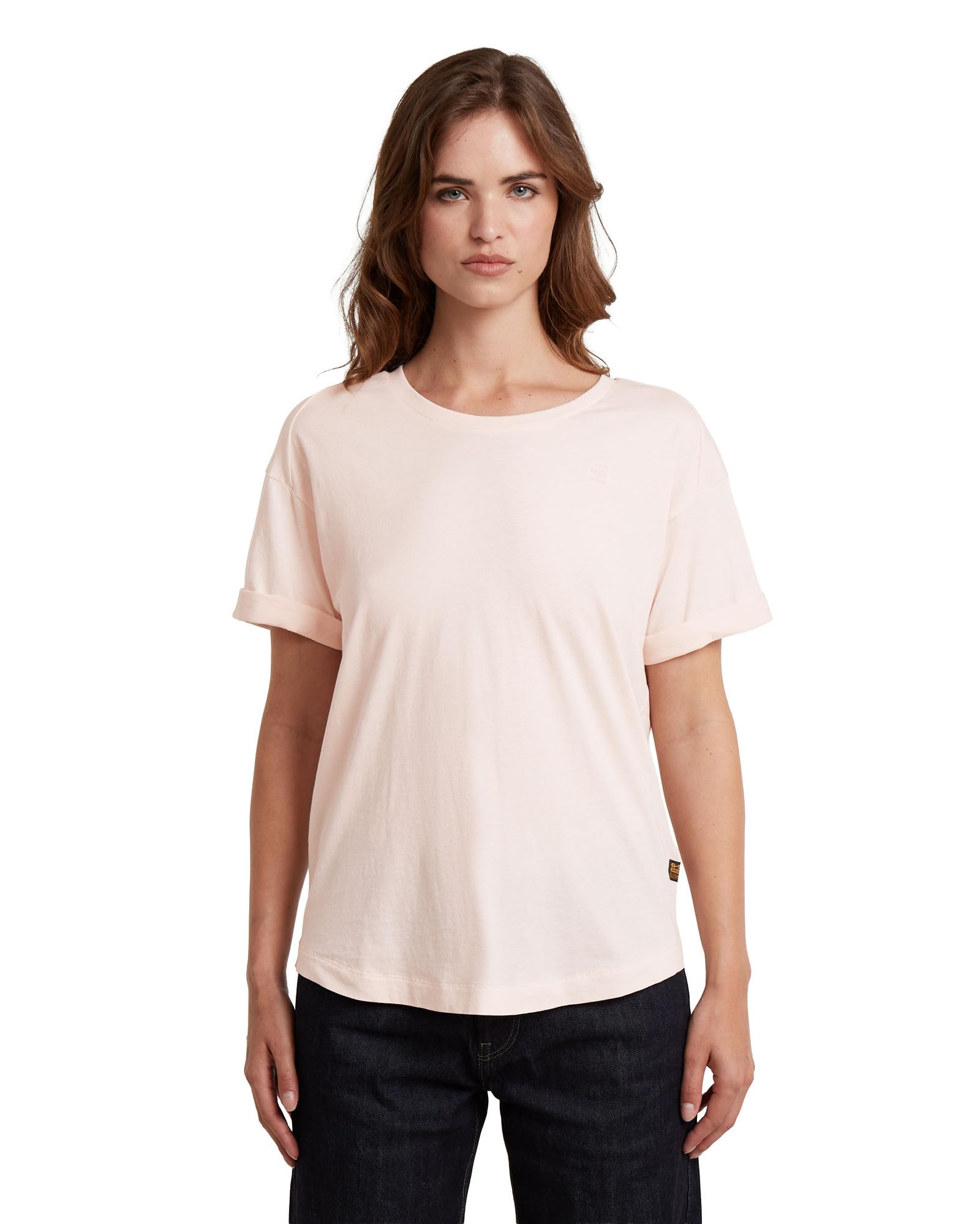 G-Star Damen Rolled Up Sleeve Boyfriend Top