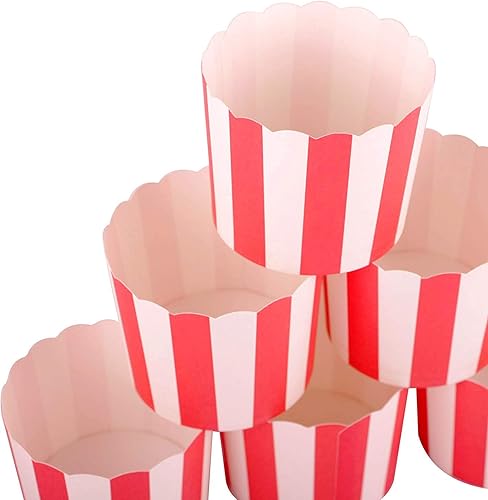 Miniatura 3 de 50 forros de papel prémium para cupcakes para cupcakes de palomitas de maíz, bombas de baño para cupcakes, estuche para magdalenas, ideal para