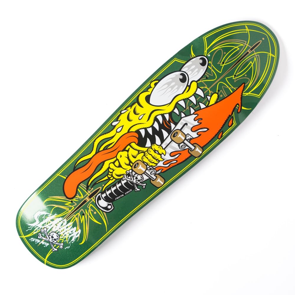 SANTA CRUZ Meek Pinstripe Slasher Green Pro 9.23in x 31.67in