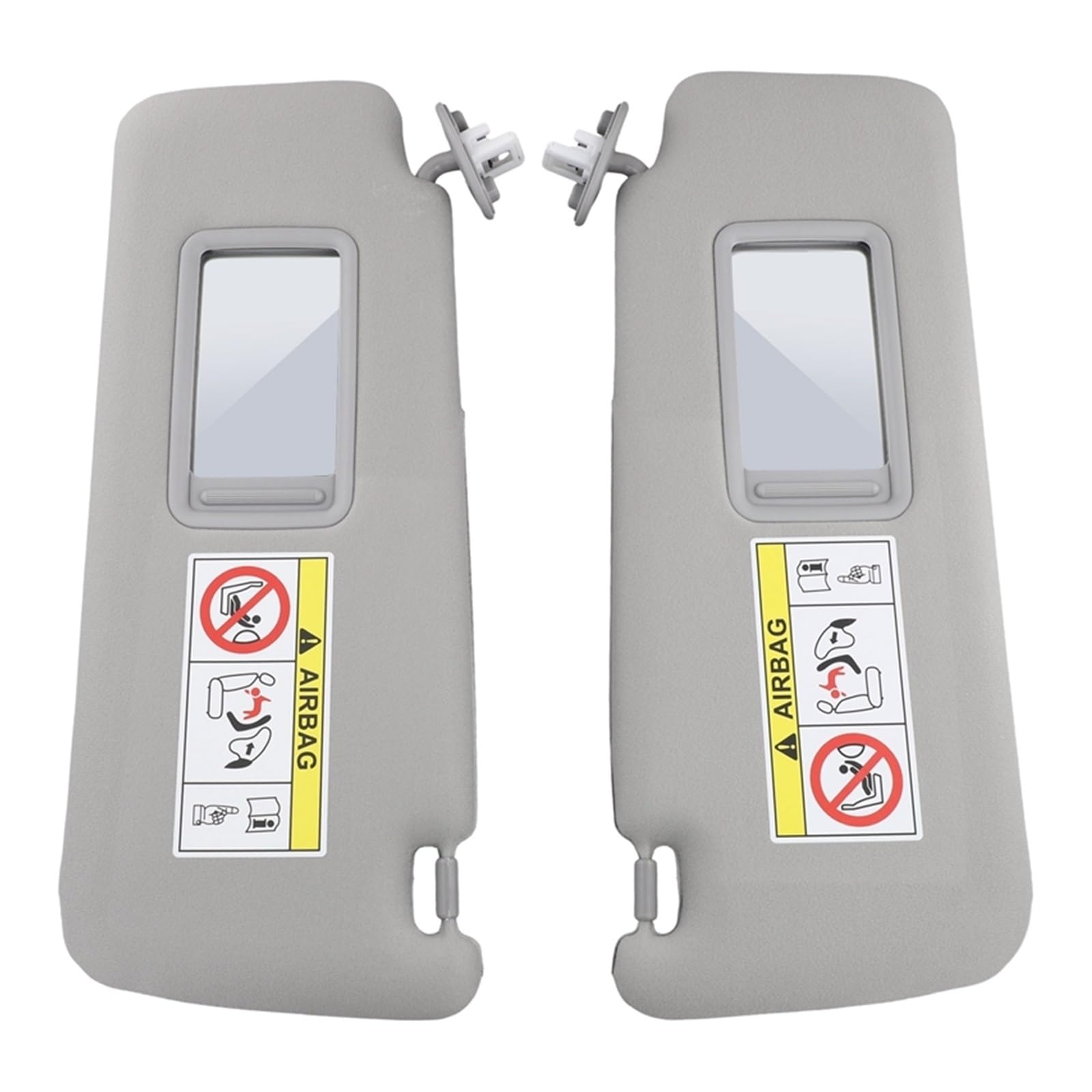 Gray Sun Visor Left Side Right Side Driver Side Passenger Side J15 Compatible for Toyota Land Cruiser Prado KDJ155 KDJ150 2009-2023