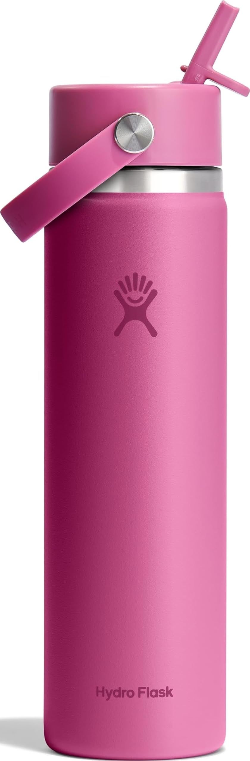 Hydro Flask Reef 24 Oz Wide Flex Straw Cap Bottle - Insulated Stainless Steel - Wide Straw Lid, Non Spill, Leakproof In