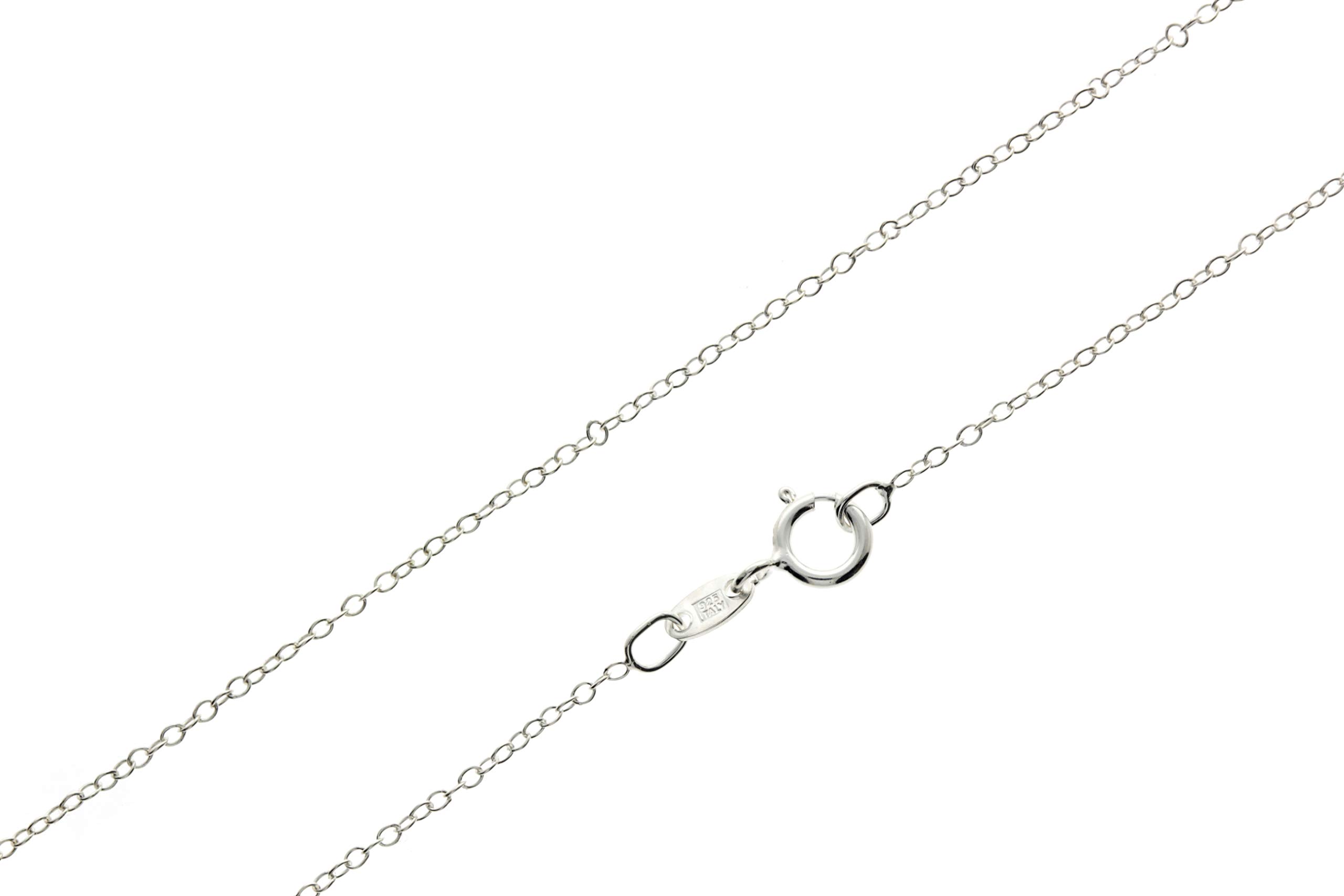 SilverAmber Jewellery Collana Donna a catena sottile in argento 925 - cordoli, traccia, coreana, serpente e altro, vari stili e misure prodotto in Italia GCH