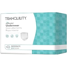 Tranquility Essential Incontinence Underwear, Moderate, Medium, 100 Ct Case