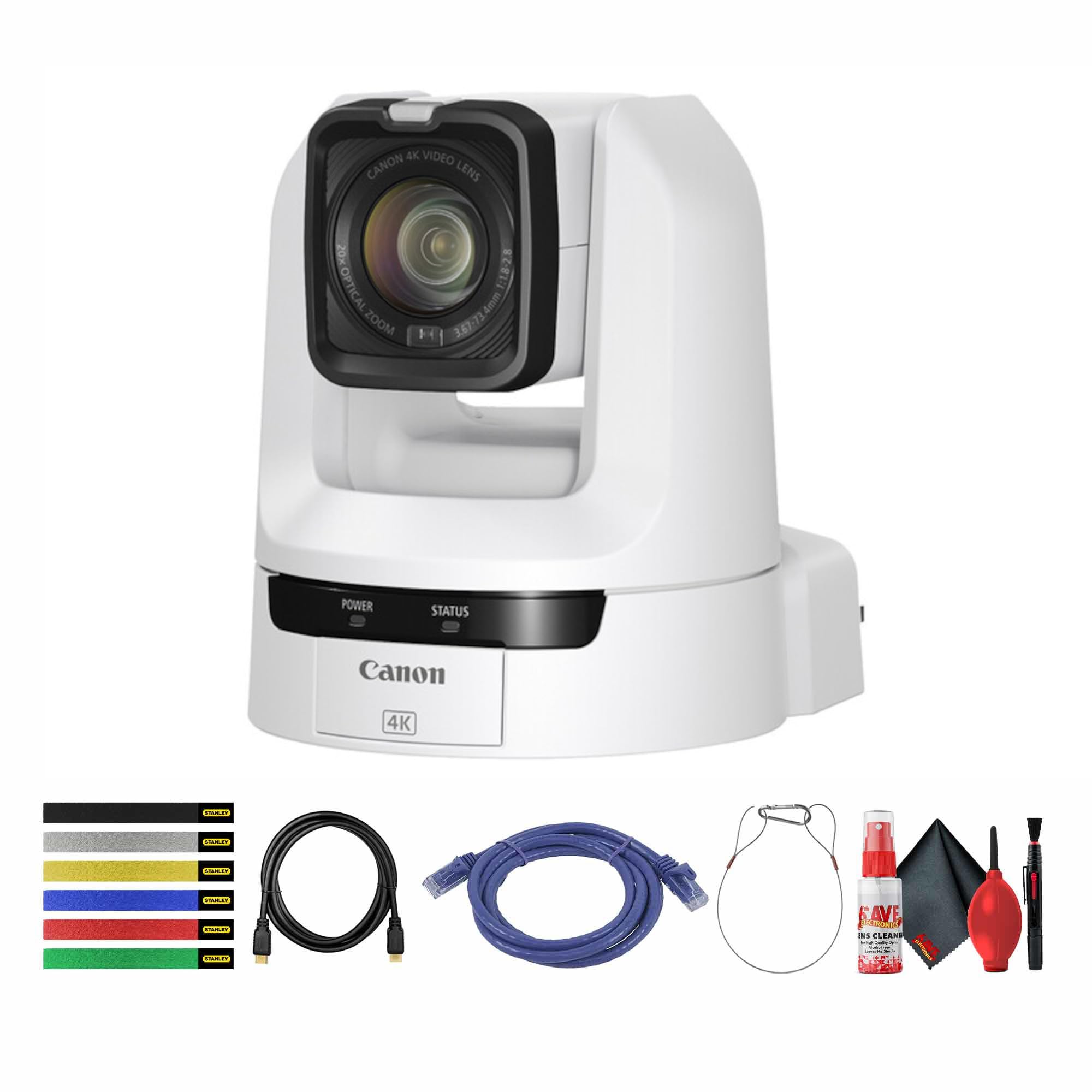 Amazon.com : Canon CR-N100 4K NDI PTZ Camera (White) with 20x Zoom