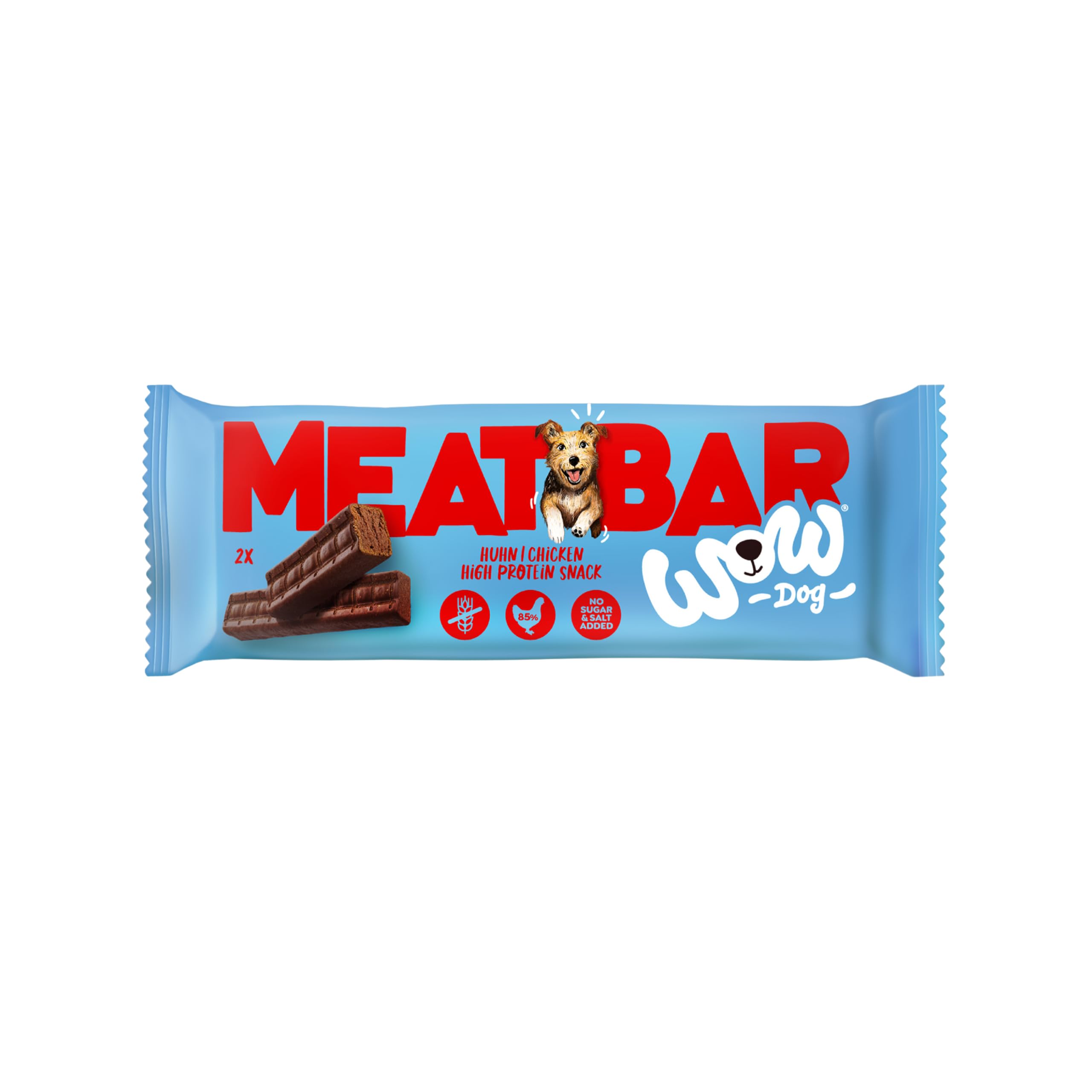 WOW Dog Meat Protein Bar Huhn 25 x 40g | ohne Getreide & Zucker