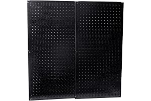 30-P-3232B Black Metal Pegboard Pack