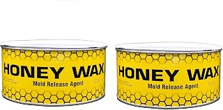 X2 Pack Honey Wax Paste Mold Release Agent 14oz Can