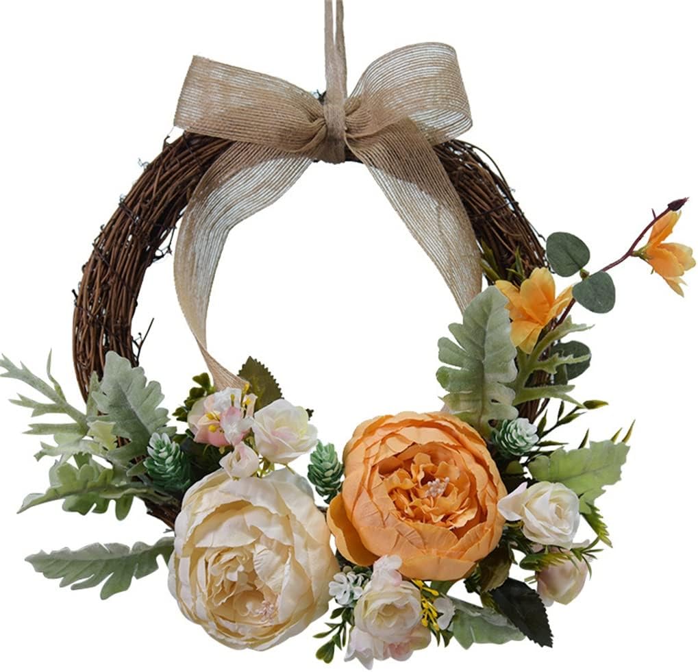 European Wedding Door Hanging Home Peony Wreath Wedding Room Decoration Door Wall Decoration
