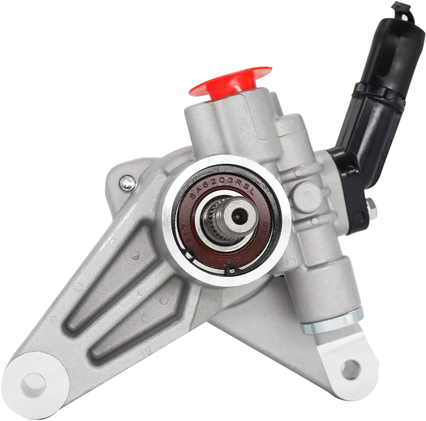 Detroit Axle - Power Steering Pump for 03-06 Acura MDX, 03-07 Honda Accord, Power Steering Pump 2003 2004 2005 2006 [Models with Seal Kit] Replacement