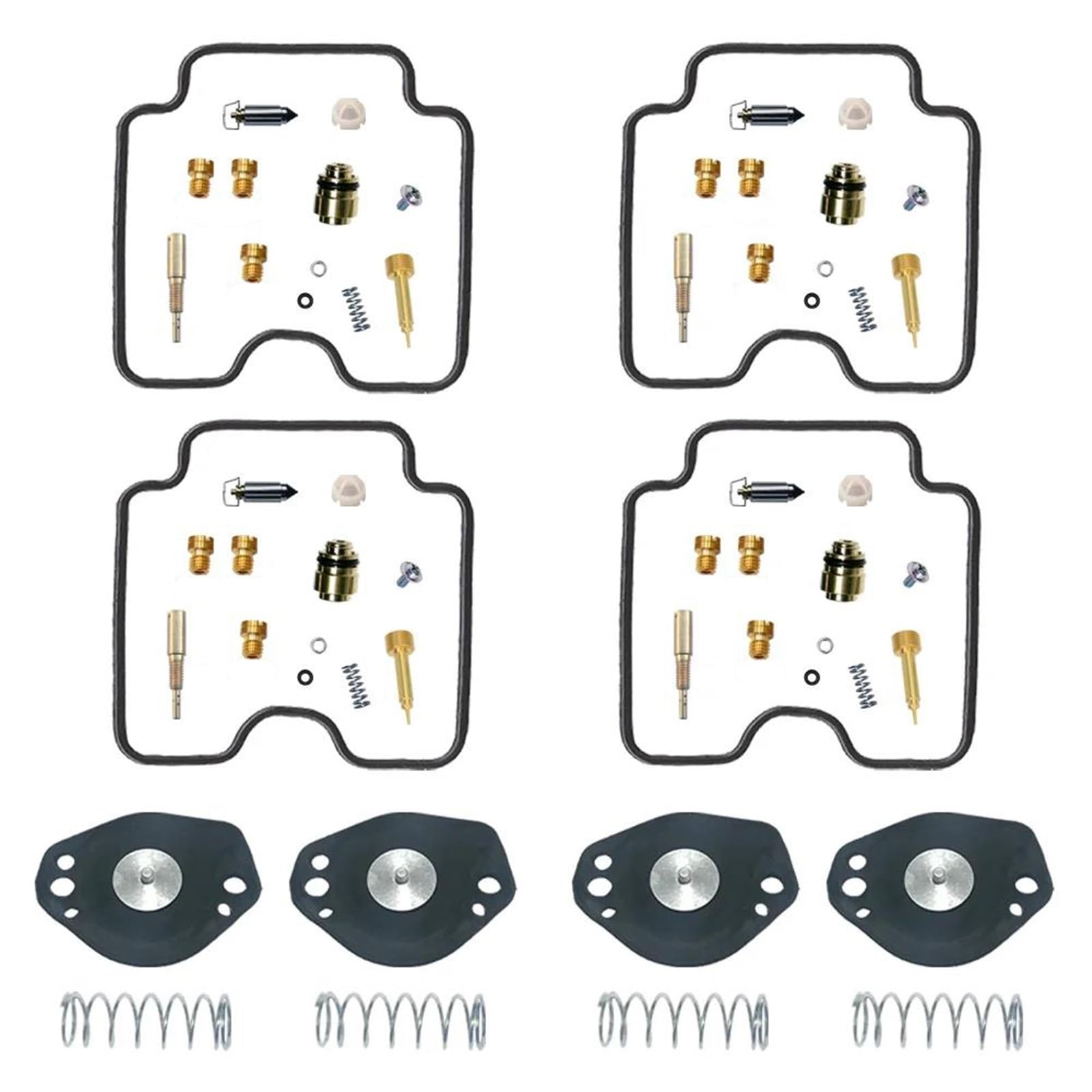 Zestaw naprawczy gaźnika dla Yamaha dla F&azer FZS1000 FZS 1000 FZ-1 2001-2005, przepustnica i części membranowe