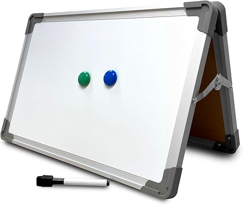 Flipside Products 50001. Set de pizarra blanca magnética con caballete. Incluye marcador y 2 imanes.