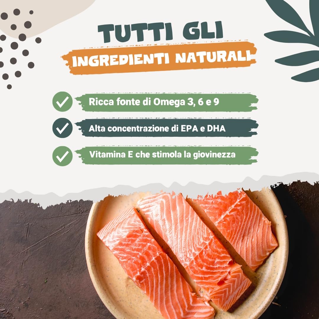 Pet Purest Olio di Salmone Scozzese per Cani, Gatti, Animali Domestici 500ml - Puro Olio di Pesce Integratore Alimentare Omega 3 6 9 per Pelo, Sistema Immunitario, Prurito, Articolazioni, Cervello