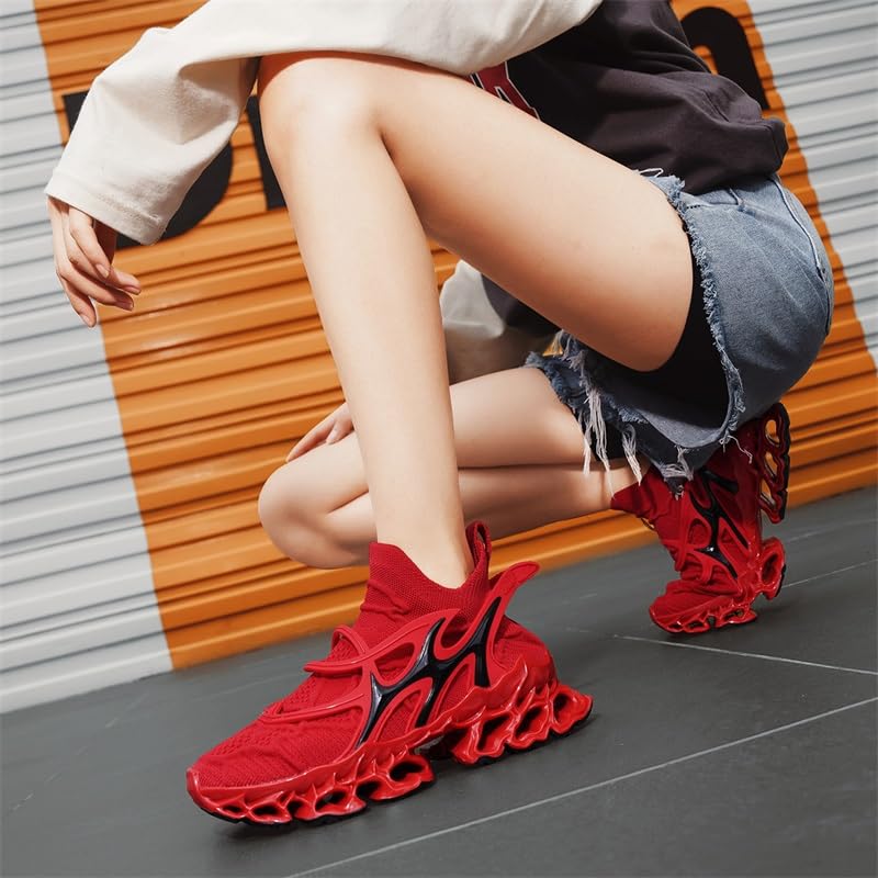 Image of Men's Sneakers for Men Shoes Blade Tennis Mens Trail Running Athletic Fashion Shoe Man Black White Brown Blue Orange Size Basketball Runner