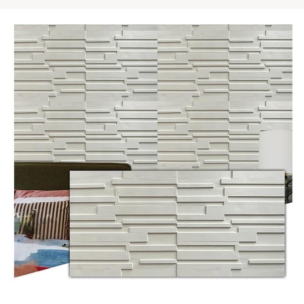 Pannelli murali 3D effetto pietra per interni, Rivestimento murale leggero