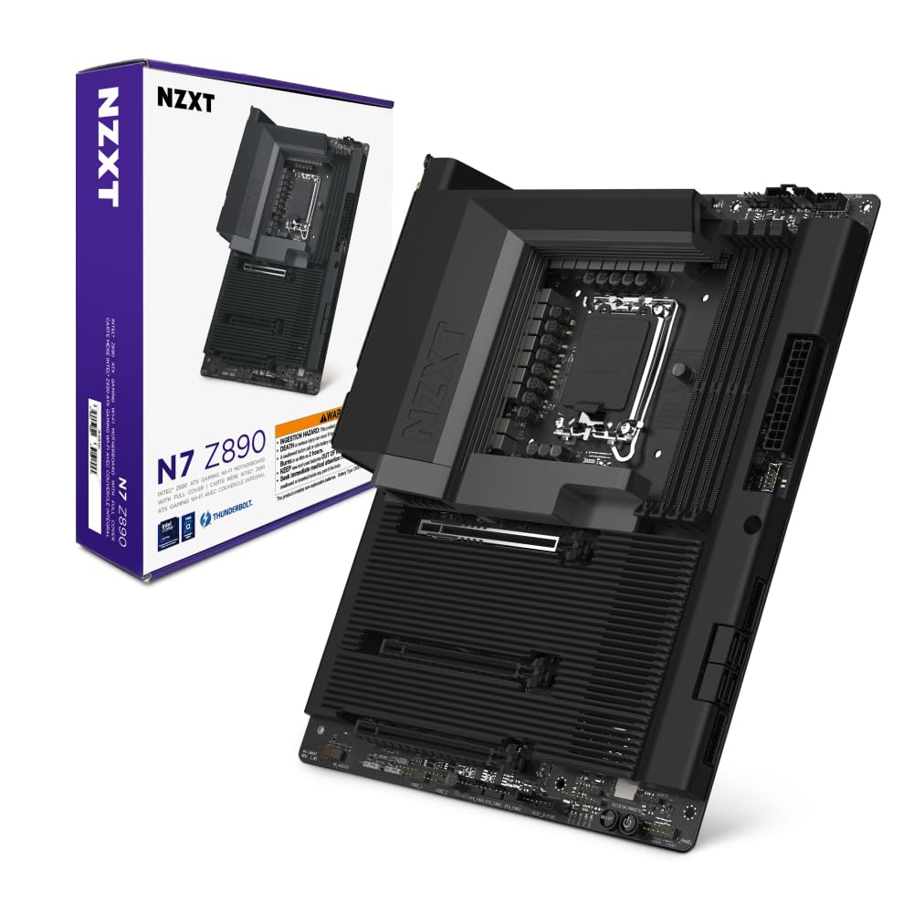 Amazon | NZXT N7 Z890 ATX Gaming Wi-Fi Motherboard Black