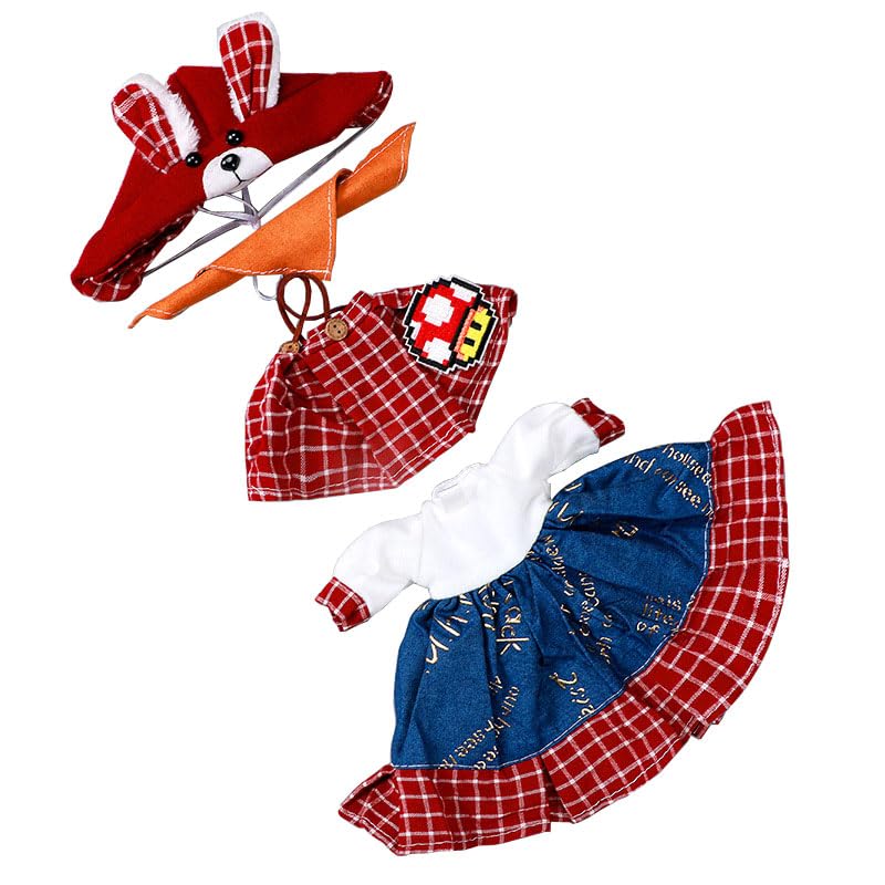 Morning LifeBJD Dolls Clothes Dress Set for 1/6 11-12inch 30cm BJD Dolls (017 Red Dress)