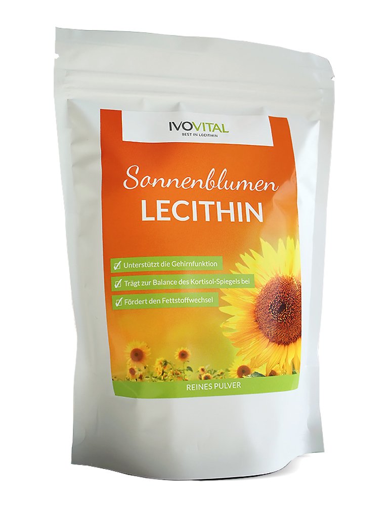 Sonnenblumen Lecithin Pulver, IVOVITAL® (allergenfrei und gvo-frei) (300 g)