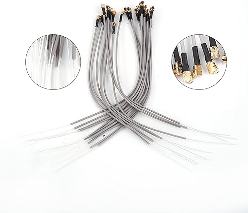 Miniatura 8 de Antena receptora de aviones ABS de 2.4 G compatible con puerto IPEX para Futaba FrSky Cien Moderno y Alto Agradable