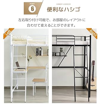 システムベット 宮棚ロフトベッド コンセント付きデスク付き収納付き ラック棚付き システムベット 宮棚 ロフトベッド シングル コンセント付き