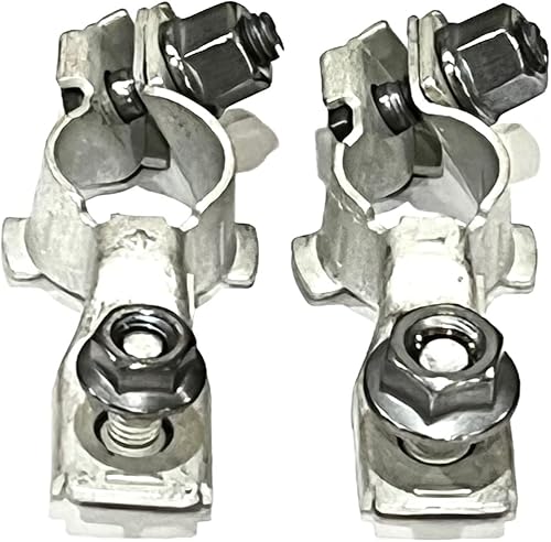 Juego de terminales EDS - Terminales de batería positivos y negativos de repuesto 91982-2M000 y 91980-2G171 con tuercas para varios vehículos