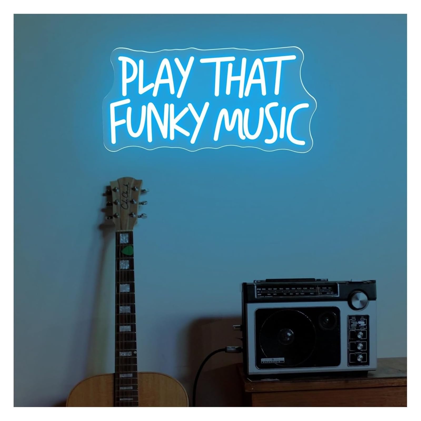 Zynther Neon lamp Neon Signs Decor Sign Play that Funky Music