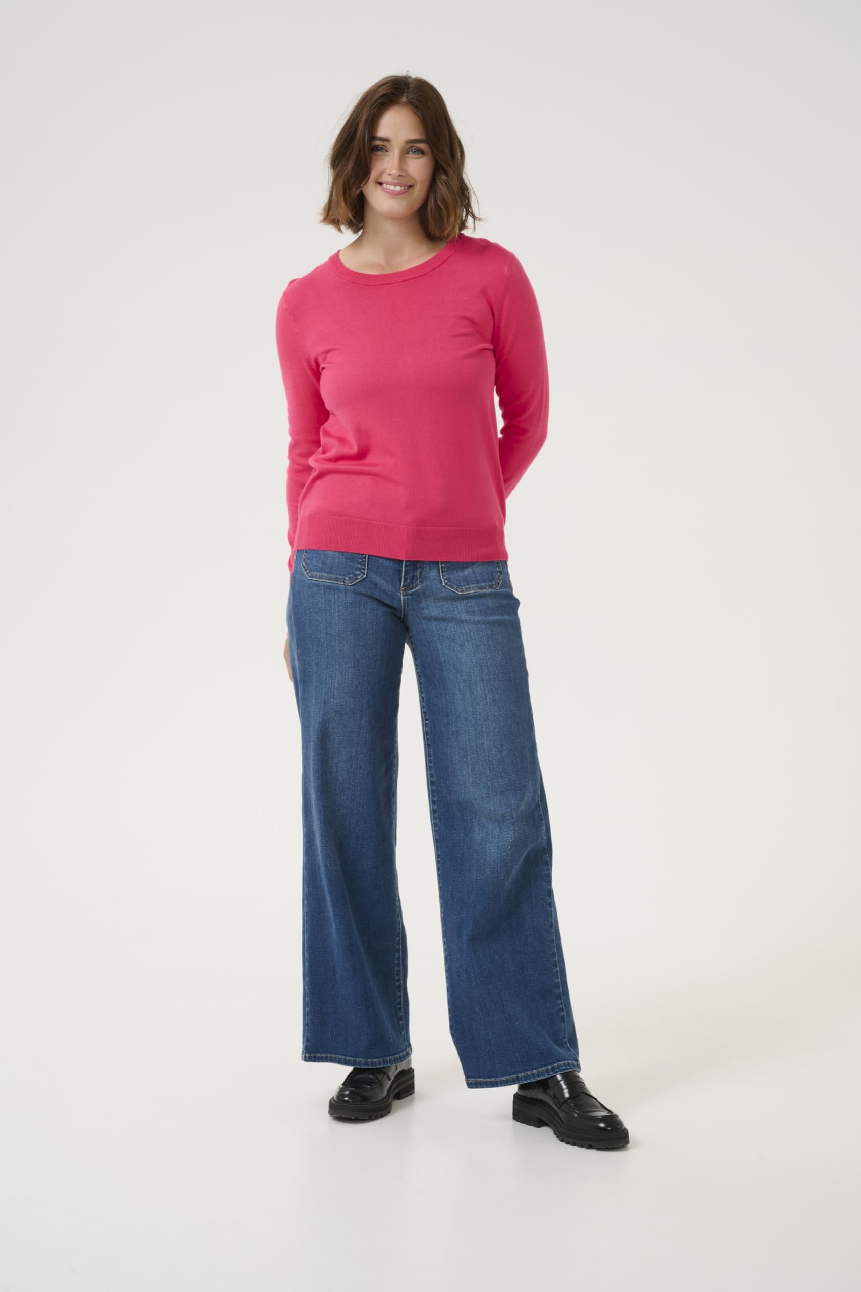 KAFFE Damen Strickpullover KAlizza Lange Ärmel