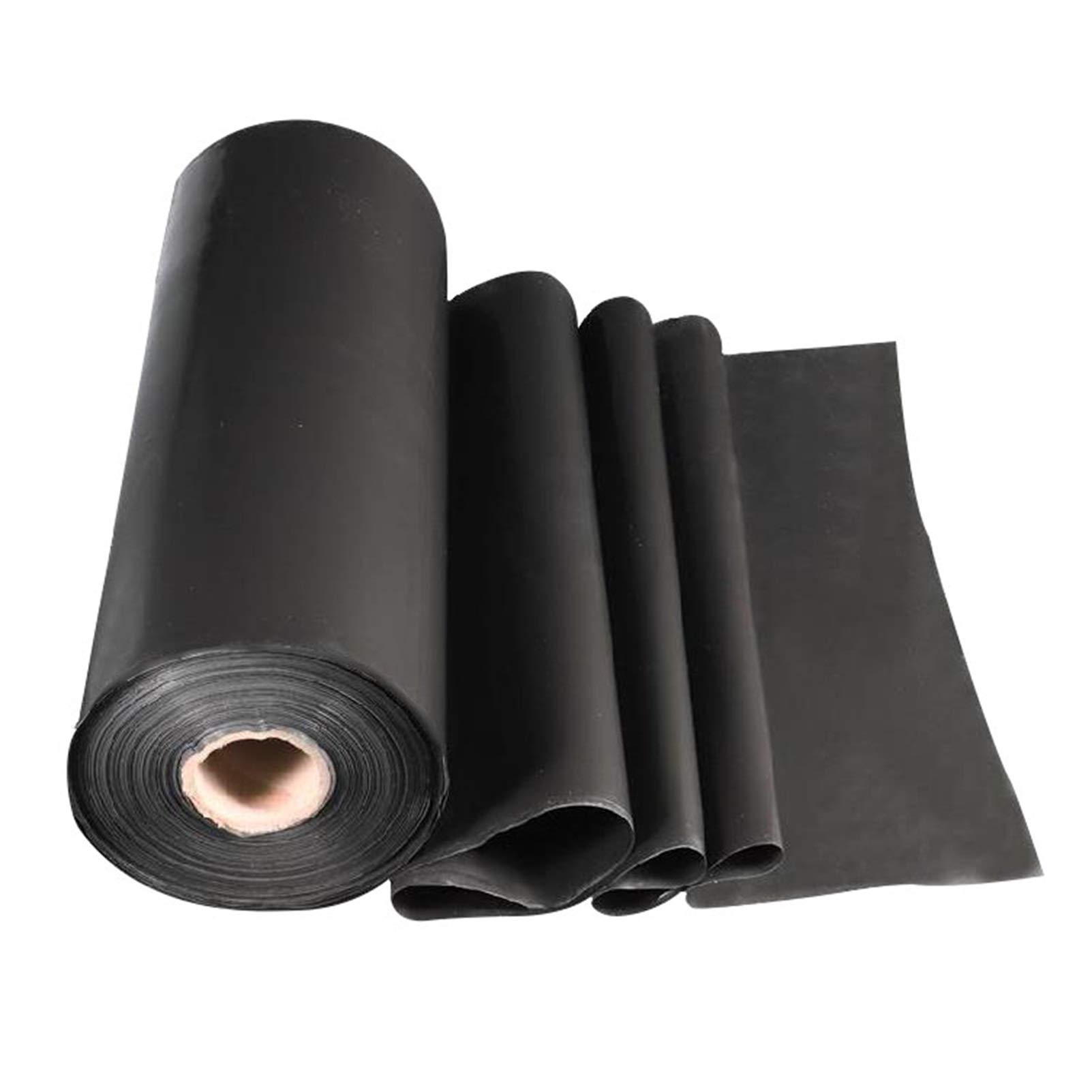 GLDYTVF Pond Liner,HDPE Waterproof Tarpaulin Pond Liner for Koi Ponds, Fountains & Water Gardens - 0.2mm/0.3mm Thick, 300g/m² Durable Black Liner for Streams & Aquatic Features
