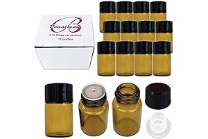 Beauticom 2ml Essential Oil Bottles (12 Pack)