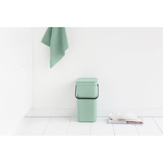 Caneca de reciclaje Brabantia Sort & Go 12L verde jade miniatura 2