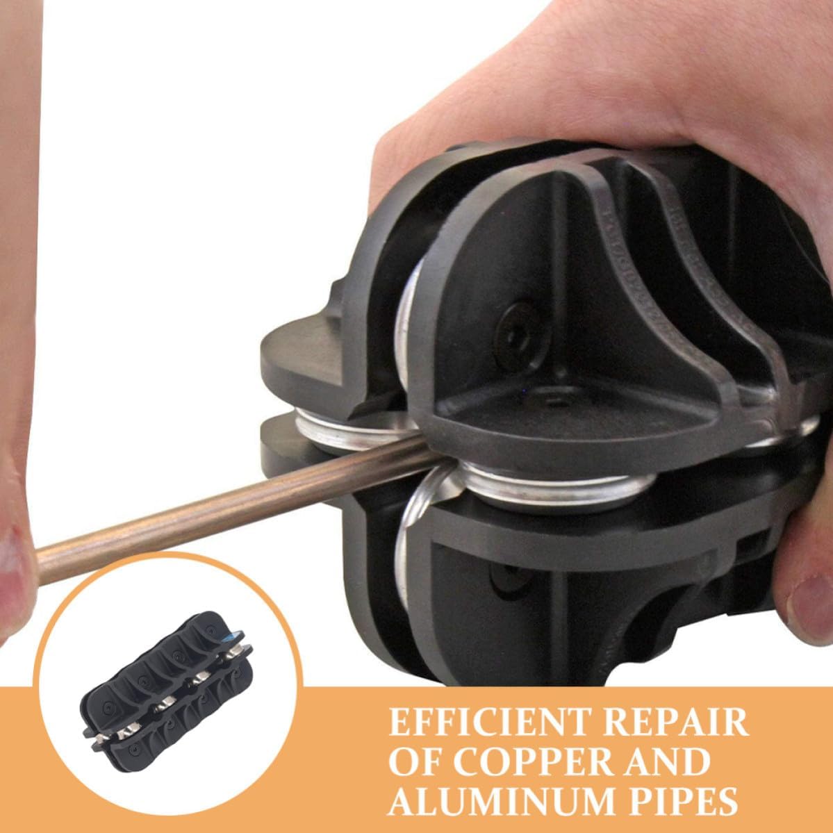 Handheld with Plastic and Metal Construction Tube Straightening Tool User-Friendly Design 3/4 Inch Size for Copper Pipes and Brake Tubing for Industrial and Home Use