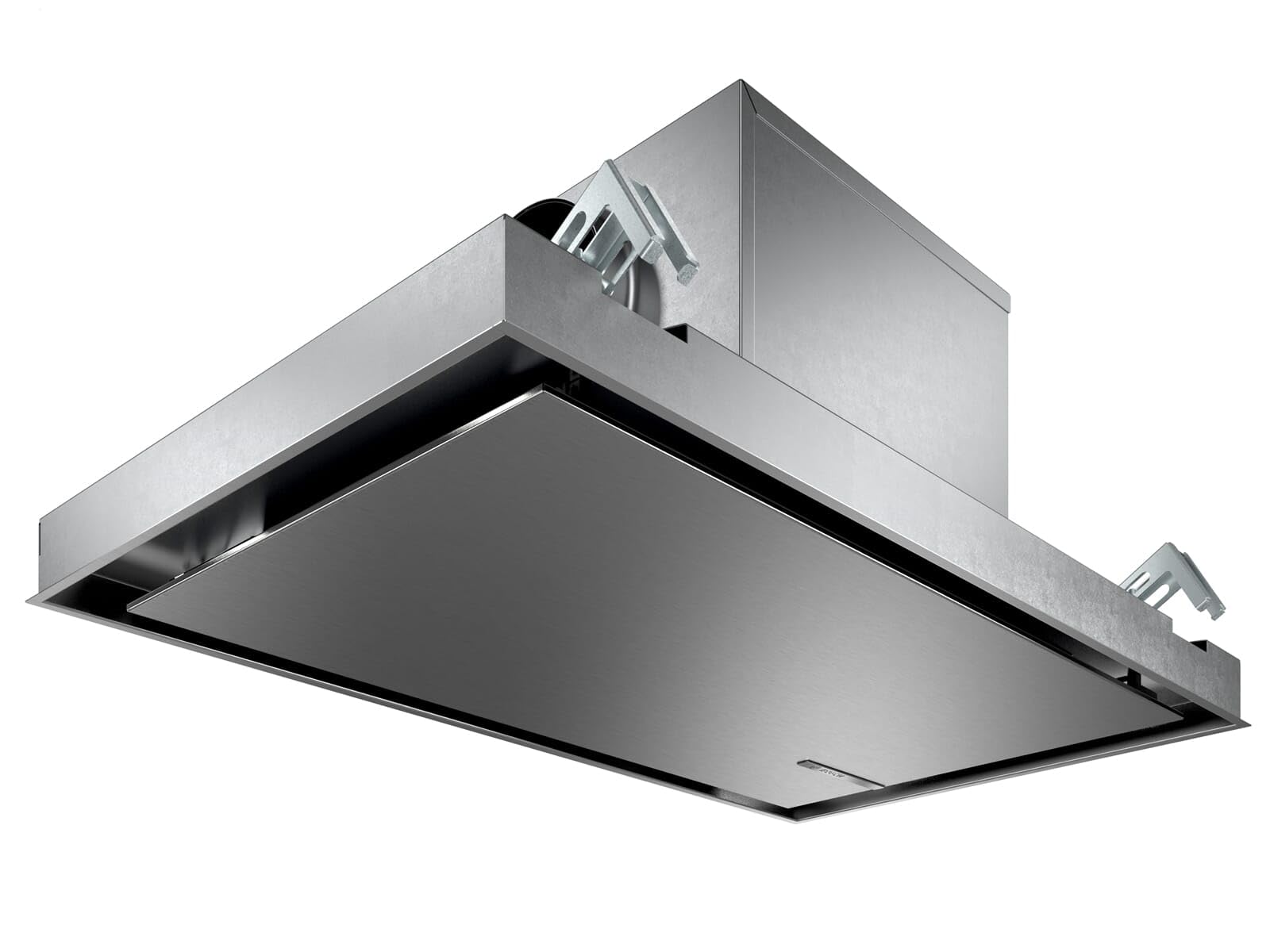 Bosch DRC97AQ50 Serie 6 Smarte Deckenlüftung, 90 cm breit, Um- & Abluft, Made in Germany, EcoSilence Drive leiser und effizienter Motor, LED-Beleuchtung gleichmäßige Ausleuchtung, Fernbedienung