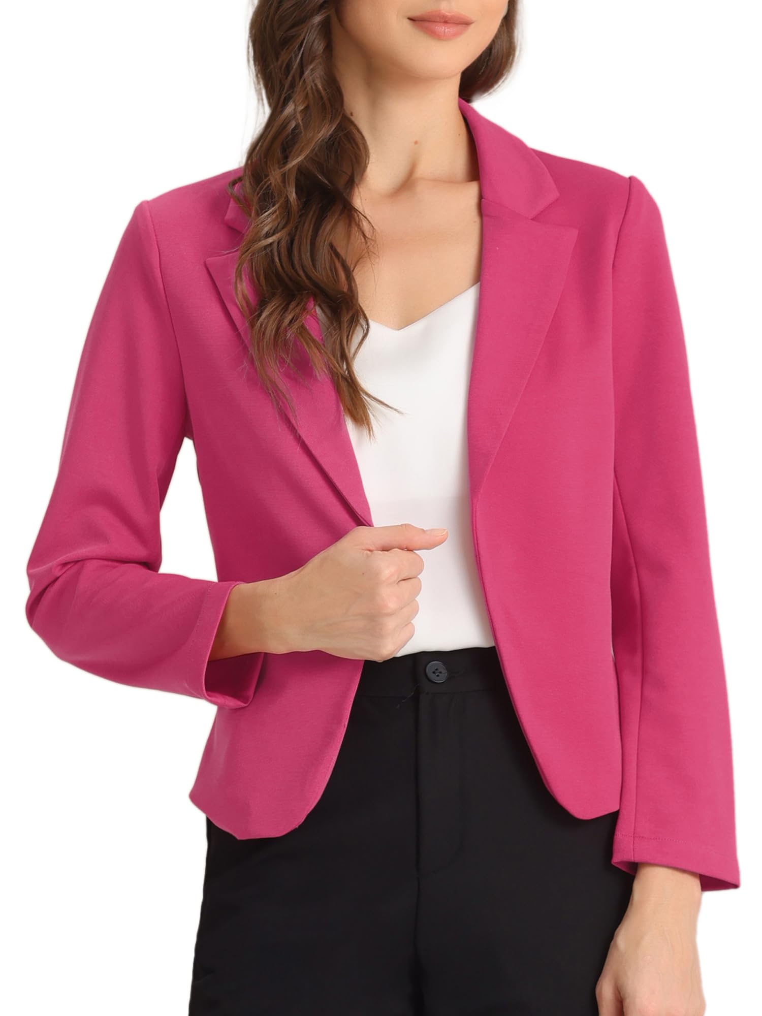 Allegra K Business Blazer for Womens 2025 Fall Work Office Open Front Casual Dressy Suit Jackets