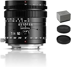 TTArtisan Tilt 50mm f1.4 Lens Full Frame Manual Focus Portrait Lenses Mirrorless Camera for E Mount A7 A7R A7S Series A7C A9 A9II A1 A5100 A6000 A6100 A6400 A6600 NEX-5 NEX-3 Series NEX-7